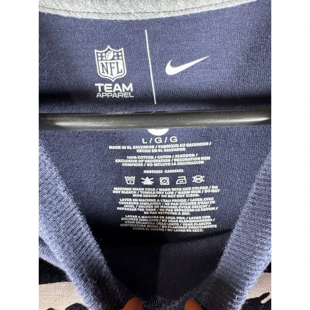 Nike The Nike Tee NFL Team Apparel Chicago Bears Mascot  Blue‎ TShirt Men's Sz L